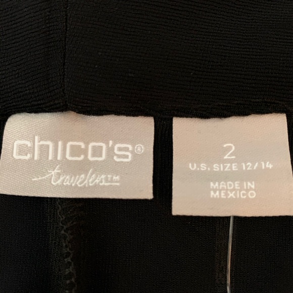 Chico’s BLACK Tie Front Traveler's Jacket, NWT, travel friendly leisure, knit - Picture 11 of 16